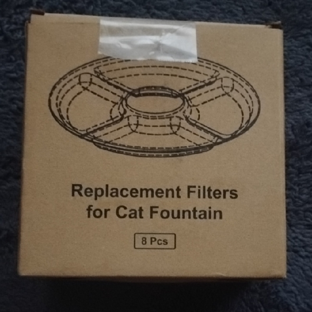 Replacement Filters for Cat Fountain - 8 Pack